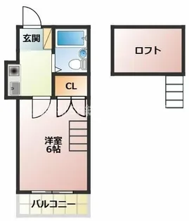 瓢箪山第7マンション【1階】の間取り