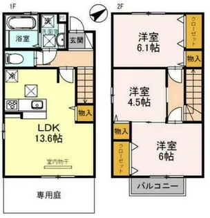 アネックス憩【1階】の間取り