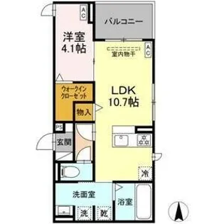 ルヴィータ本陣【2階】の間取り