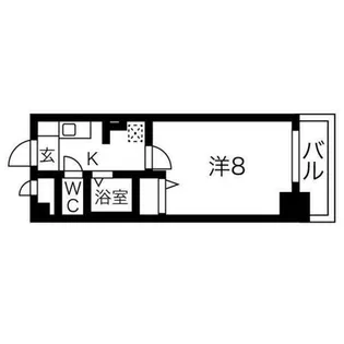 ベル名駅【4階】の間取り