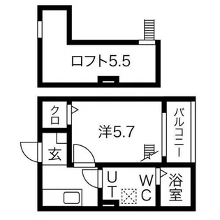Casablancabijiou【1階】の間取り
