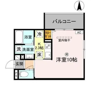 フォーレスト修学院Ⅱ【1階】の間取り