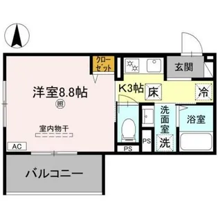 フォーレスト修学院Ⅱ【1階】の間取り