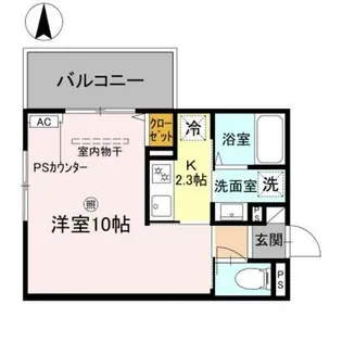 フォーレスト修学院Ⅱ【2階】の間取り