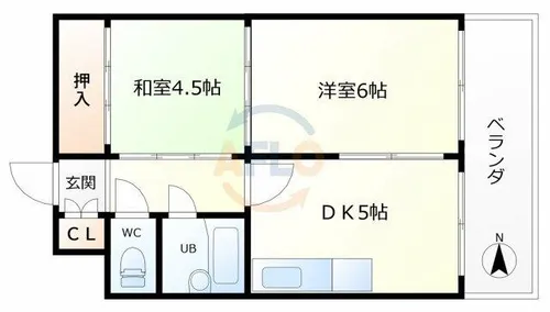 ブリリアンマンション【10階】の間取り