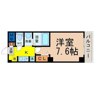 アミュズマン亀城【2階】の間取り