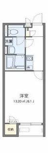 クレイノアストライア【1階】の間取り