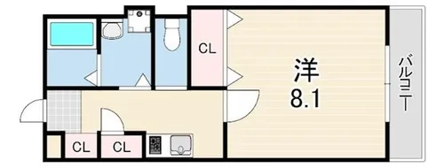 フロンティアスピリット3【3階】の間取り