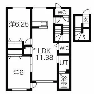 Mountain Live【A-2号室】の間取り