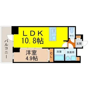 プレサンス上前津オレシア【15階】の間取り
