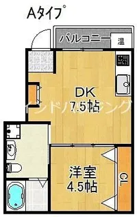 アクアコート玉出【2階】の間取り