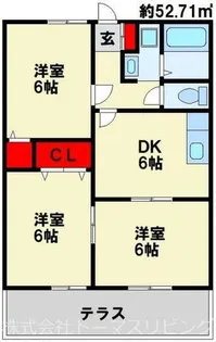 プレミールHK【1階】の間取り