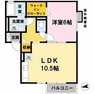 ESTエスト【2階】の間取り
