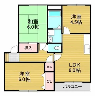 アドザックス宮崎【1階】の間取り