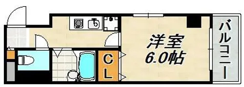 シンプルライフ板宿【3階】の間取り