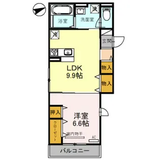エスト・ヴィヴァーチェ【3階】の間取り