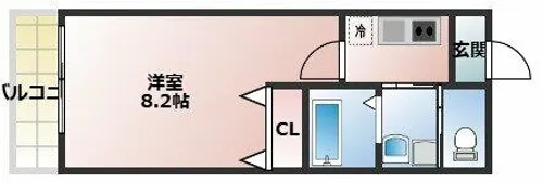 アレグリア門真古川町【3階】の間取り