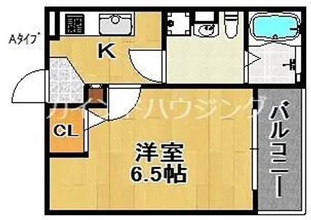 シャトー住之江【1階】の間取り