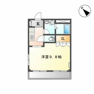 リトル ビーチ【2階】の間取り