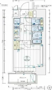 ゼオン大阪EAST【4階】の間取り