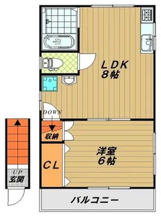 スギテラス【2階】の間取り