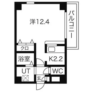 ウッドヒルズ【3階】の間取り