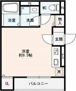 PillarSyo(ピラーショー)【201号室】の間取り