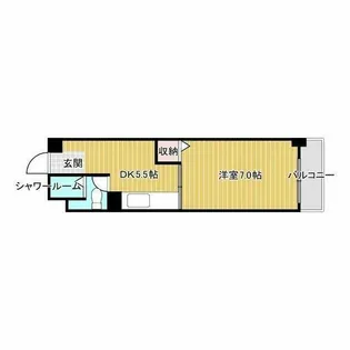 メゾン茨木【6階】の間取り