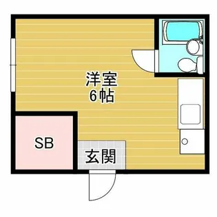 アンフィニィ沢良宜【4階】の間取り