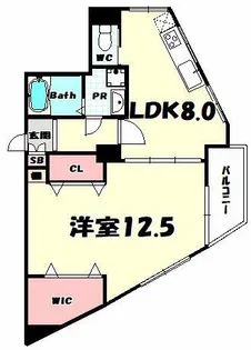 シャトー・ド・フェニックス【8階】の間取り