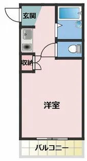 マンションスムス【3階】の間取り
