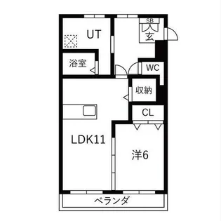 第一螺貝ビル【1階】の間取り