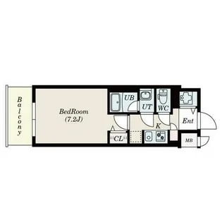 エス・キュート 丸の内【10階】の間取り