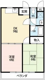 マンションいしはら【4階】の間取り