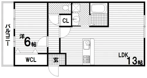 吉田マンション【2階】の間取り
