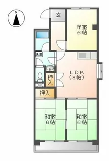 川口ビル【2階】の間取り