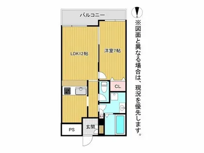 ビアリッツ【3階】の間取り