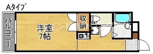 ジュネス田村【1階】の間取り