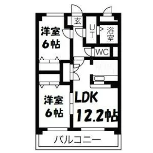 I・H・K 駒止【2階】の間取り