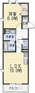 ベルメゾンⅢ【2階】の間取り