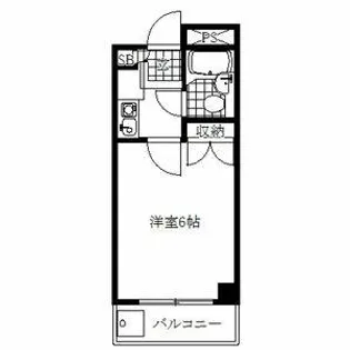 サンヒル南小池【308号室】の間取り