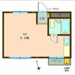 東小鷹野メゾン【202号室】の間取り
