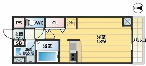 ベローナ【7階】の間取り