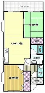 ベルメゾンフォワイエ【2階】の間取り