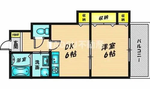 メゾンニュー池島Ⅱ A【1階】の間取り