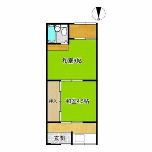オリーブハイツ放出東【2階】の間取り
