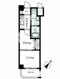 アイセレブ薬院【3階】の間取り