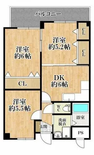 ふぁみーゆ上田Ⅱ【4階】の間取り