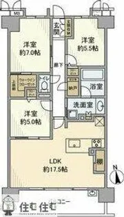 Tステージ小川町motomachi【2階】の間取り