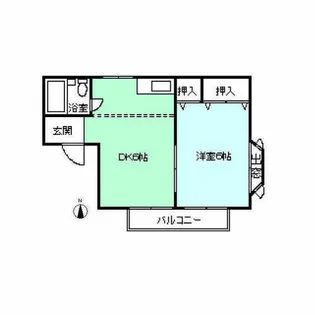 ハイツリリアス【202号室】の間取り